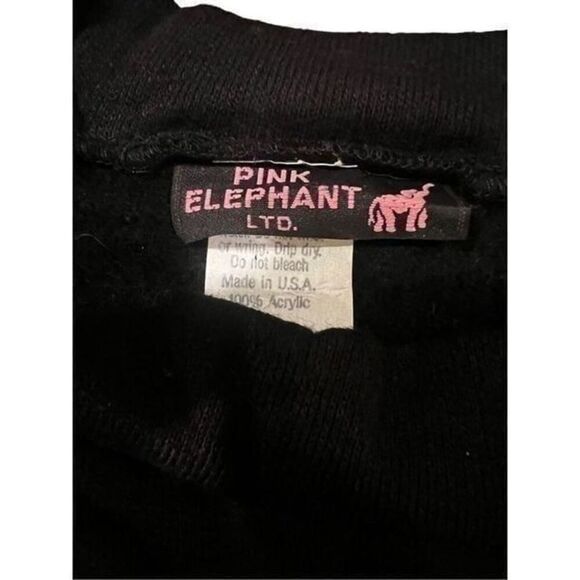 Pink Elephant vintage sweatshirt made in USA size M - Picture 6 of 8